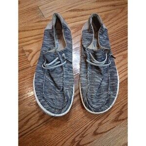 Hey Dude Wendy‎ Sox Black White - Size 10 Slip Ons